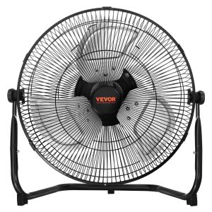 vevor 14" floor fan 3 speeds 360° adjustable tilt high velocity industrial fan